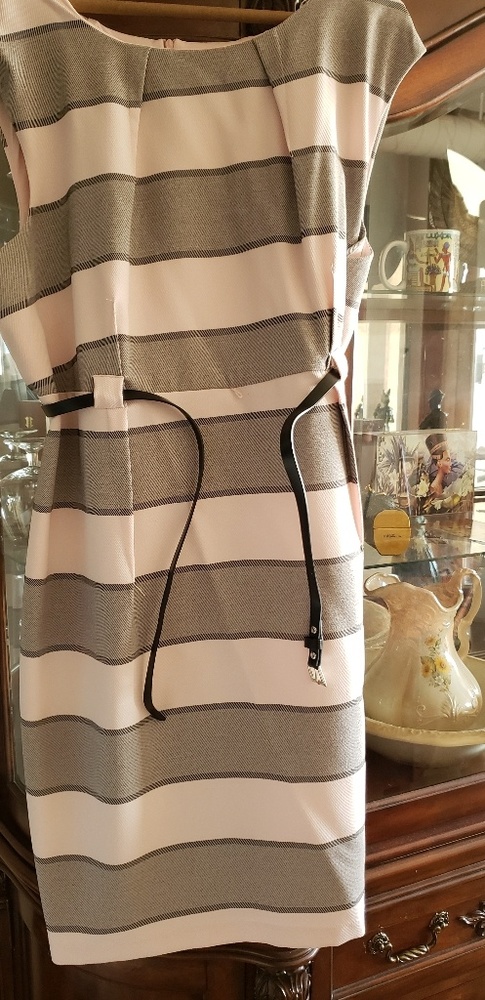 Pink and Grey Business Dress
